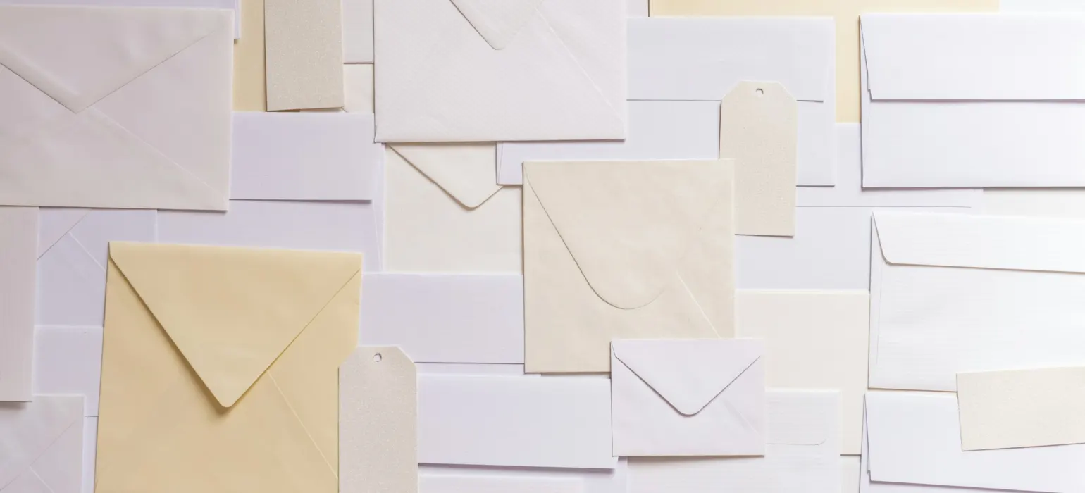 Envelope paper lot