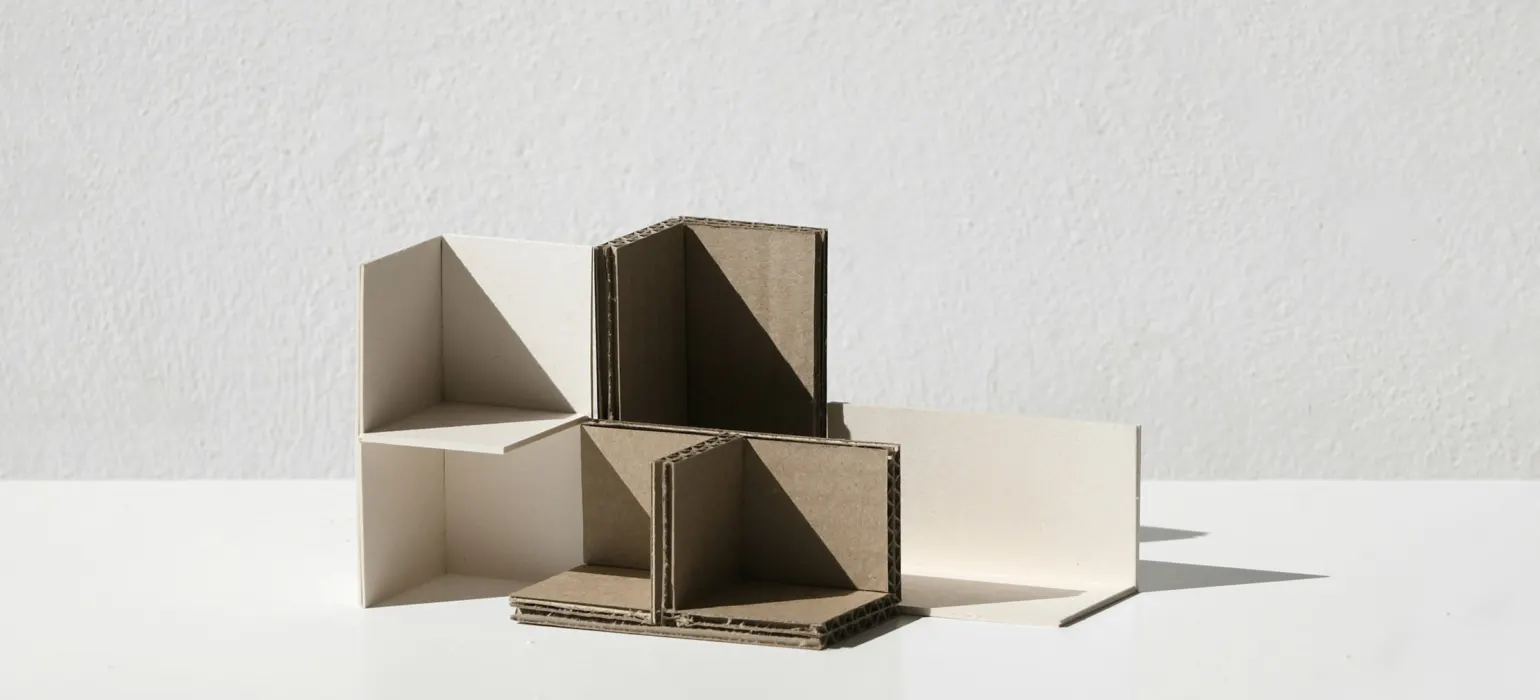 Three cardboard boxes stacked on top of each other