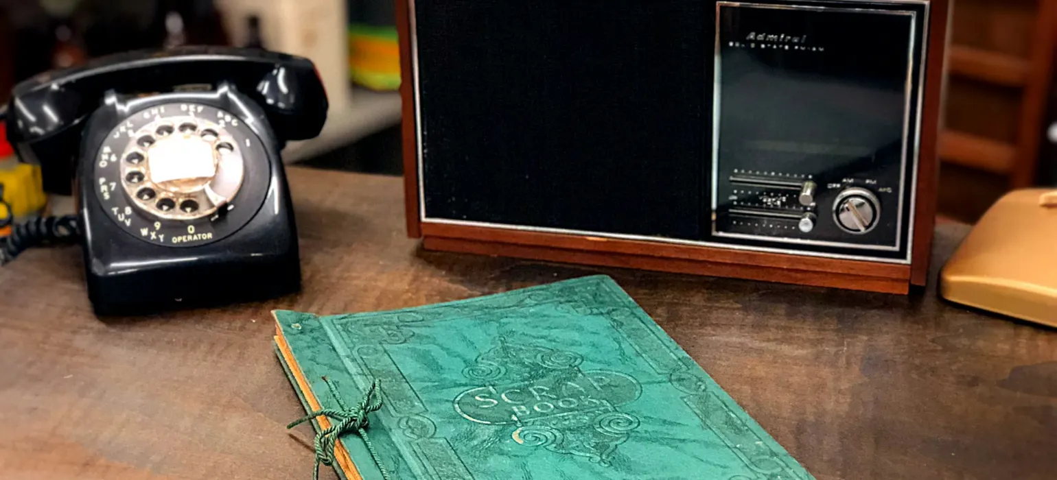 Green hardbound book