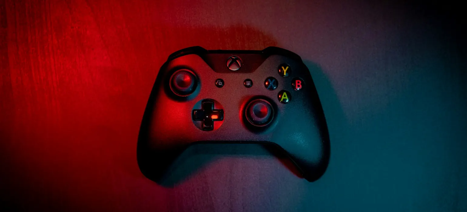 A close up of a controller on a wall