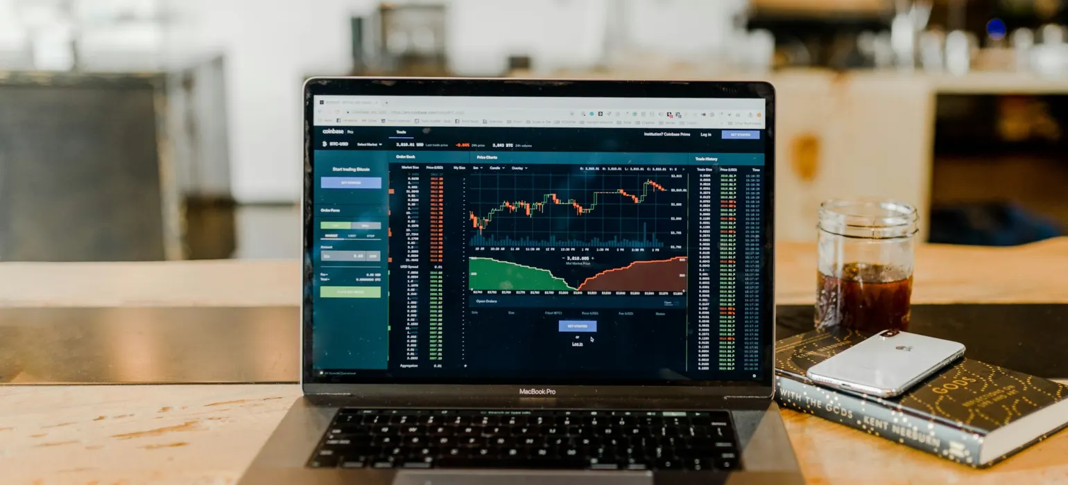 Turned-on MacBook Pro